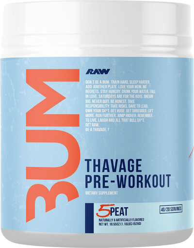 RAW CBUM Thavage Pre-Workout - 40 servings