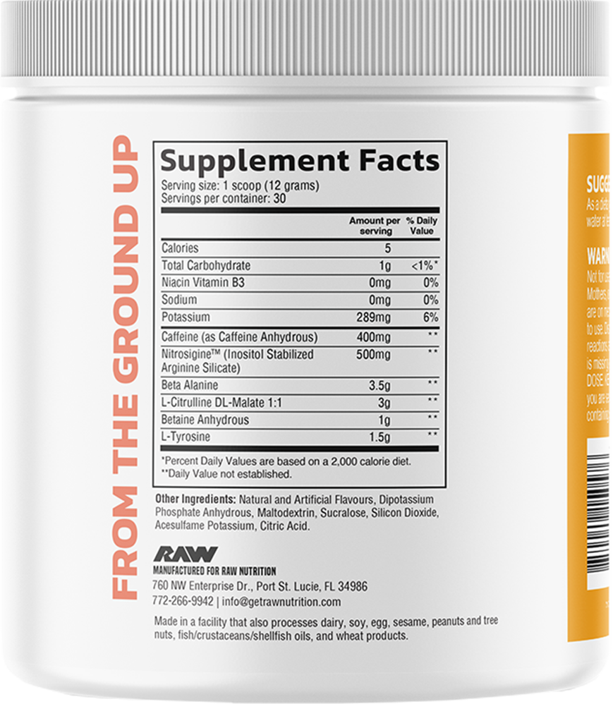 RAW Pre Extreme - 30 servings