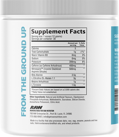 RAW Pre Extreme - 30 servings