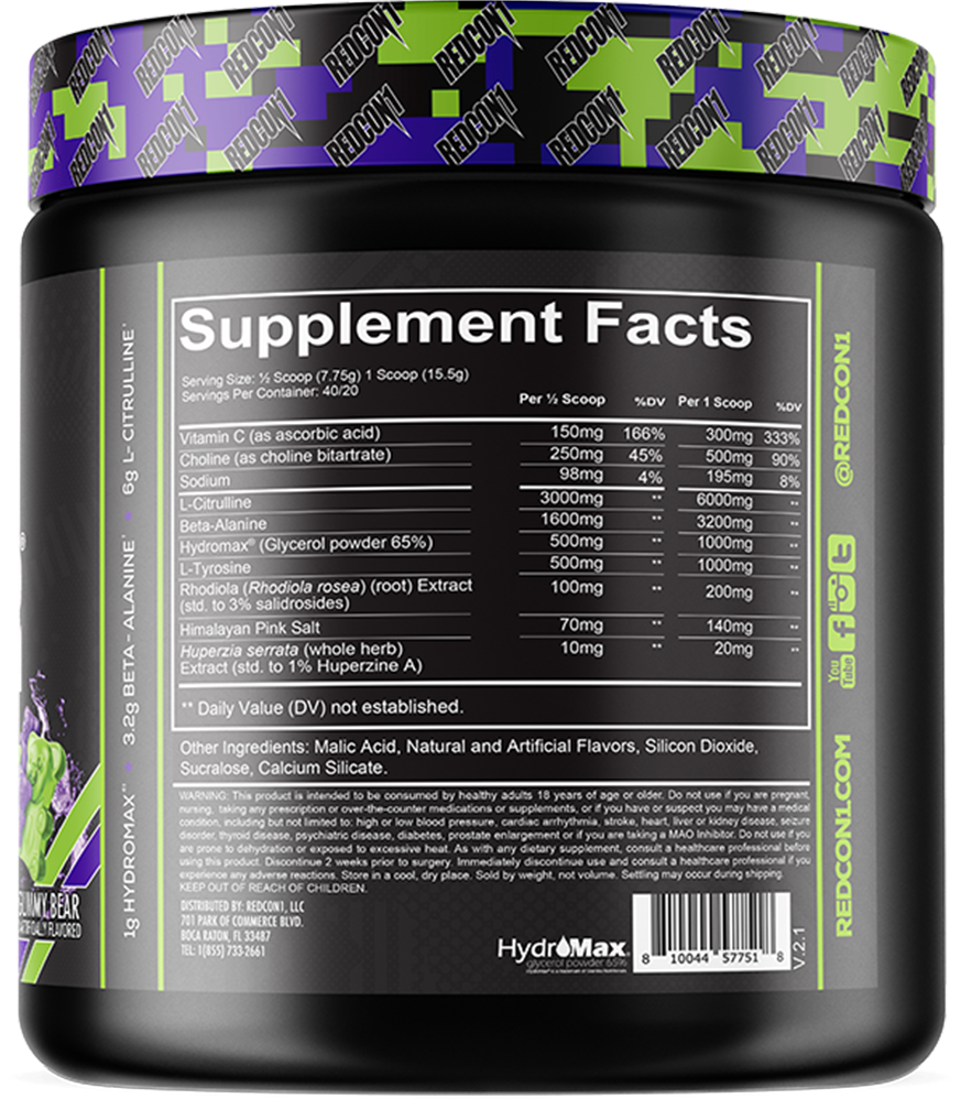 Redcon1 Total War Pump - 20 servings