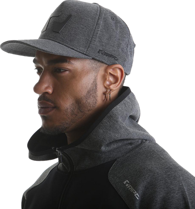 Ript Snapback Hat - Grey Marl