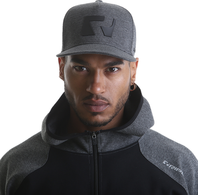 Ript Snapback Hat - Grey Marl