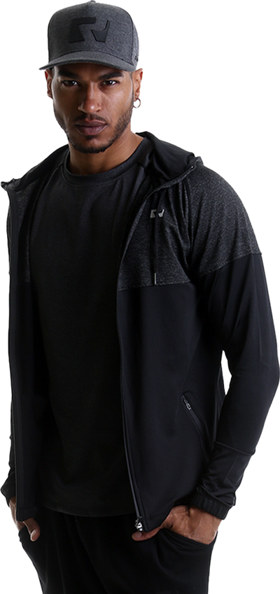 RIPT Mens Hooded Zip Jacket - Black