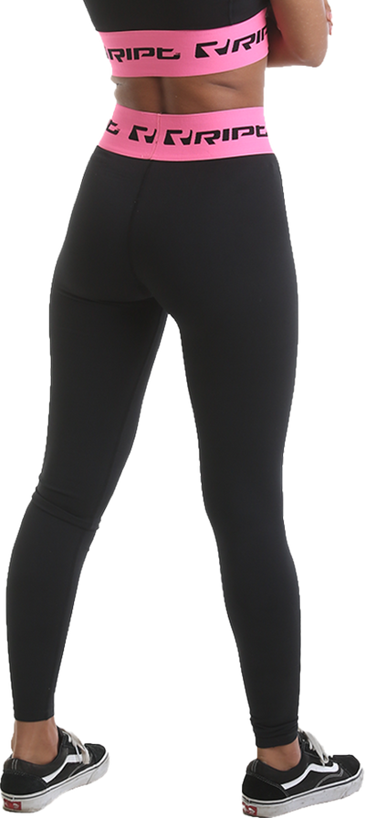 RIPT RCLPNT718 Ladies Waist Legging - Pink
