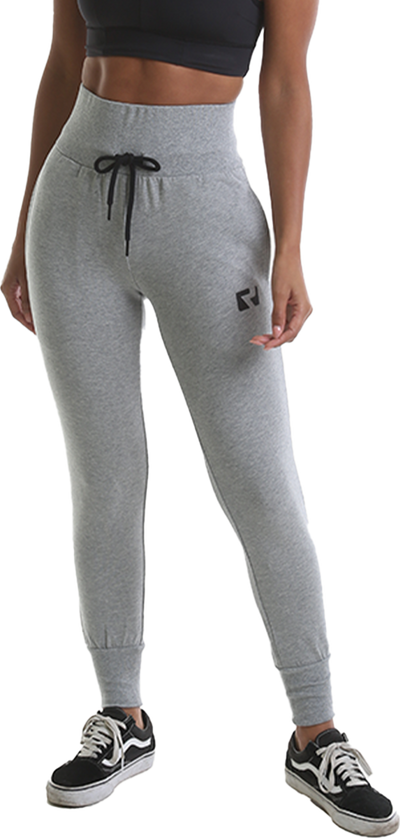 RIPT RCLPNT720 Ladies Deep Waist Jogpant - Grey
