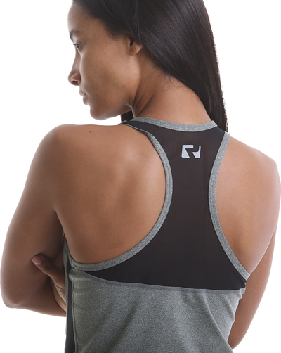 RIPT RCLVST731 Ladies Mesh Panel Vest - Grey