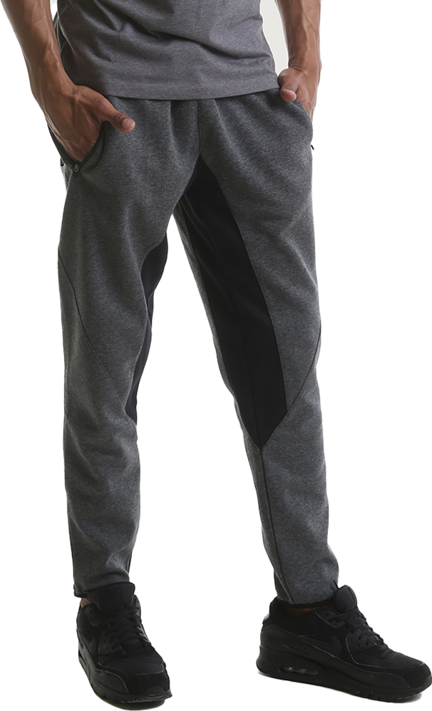 RIPT RCPNT710 Mens Contrast Jog Pant - Grey
