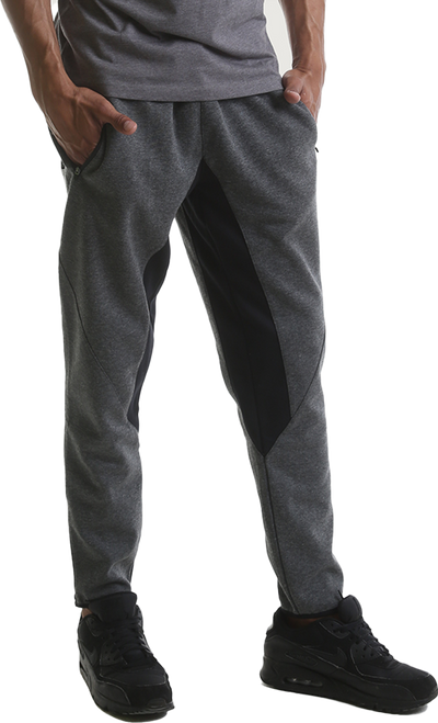 RIPT RCPNT710 Mens Contrast Jog Pant - Grey