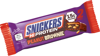 Snickers HiProtein Bar - 12 x 50 g - Peanut Brownie