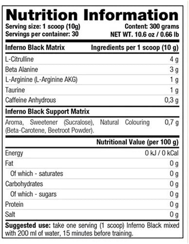 Stacker2 Inferno Black - 300 g