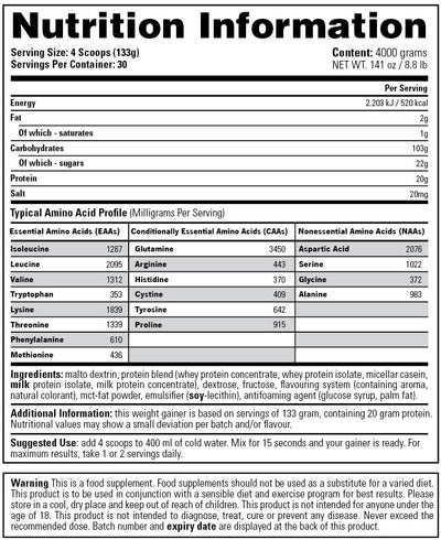 Stacker2 Ultra Mass Xtreme - 4000 g