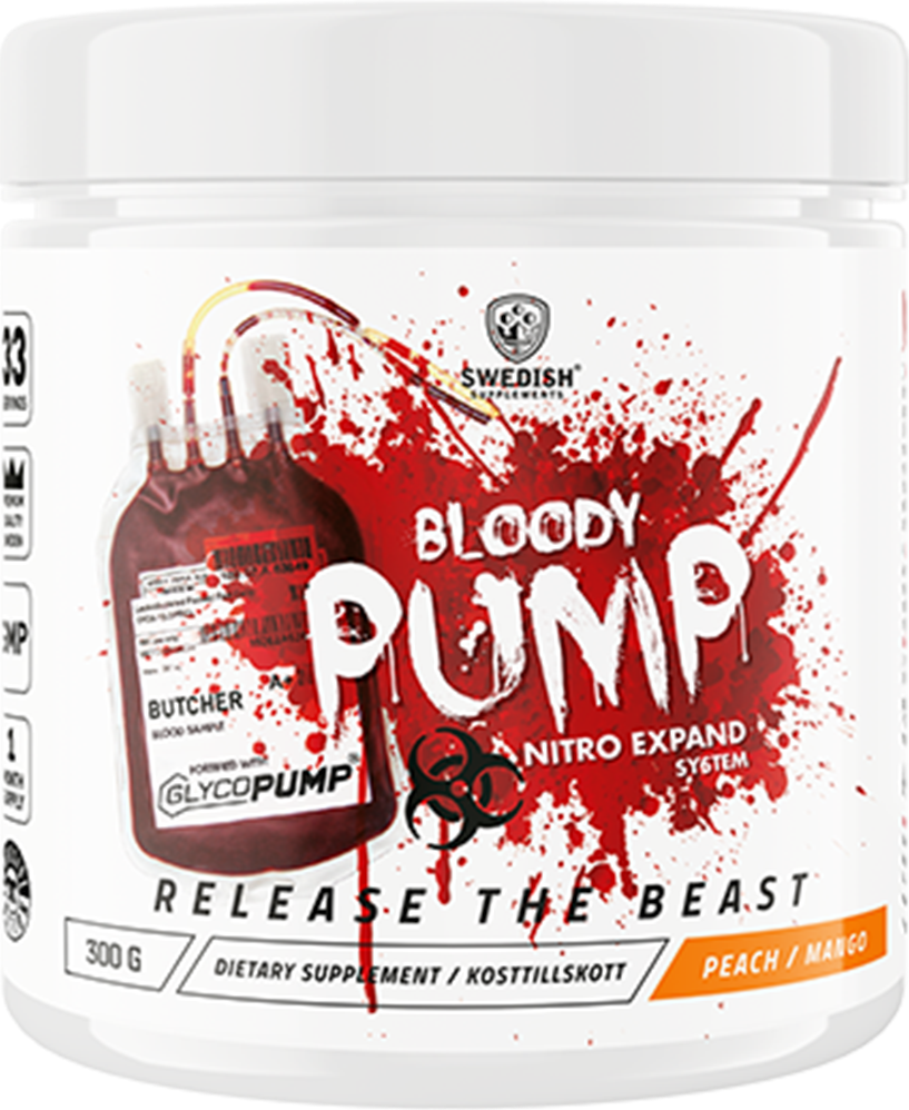 Swedish Supplements Bloody Pump - 300 g - Peach Mango