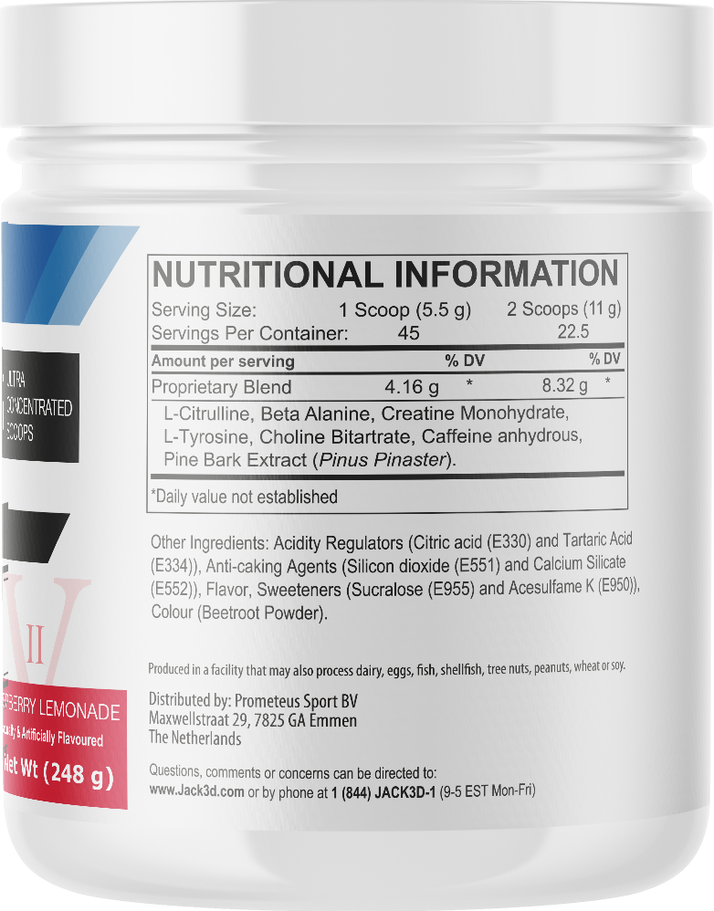 Jack3d Advanced Pre-workout