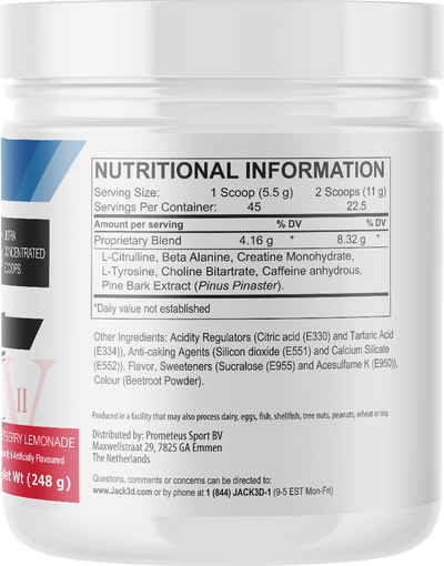 Jack3d Advanced Pre-workout