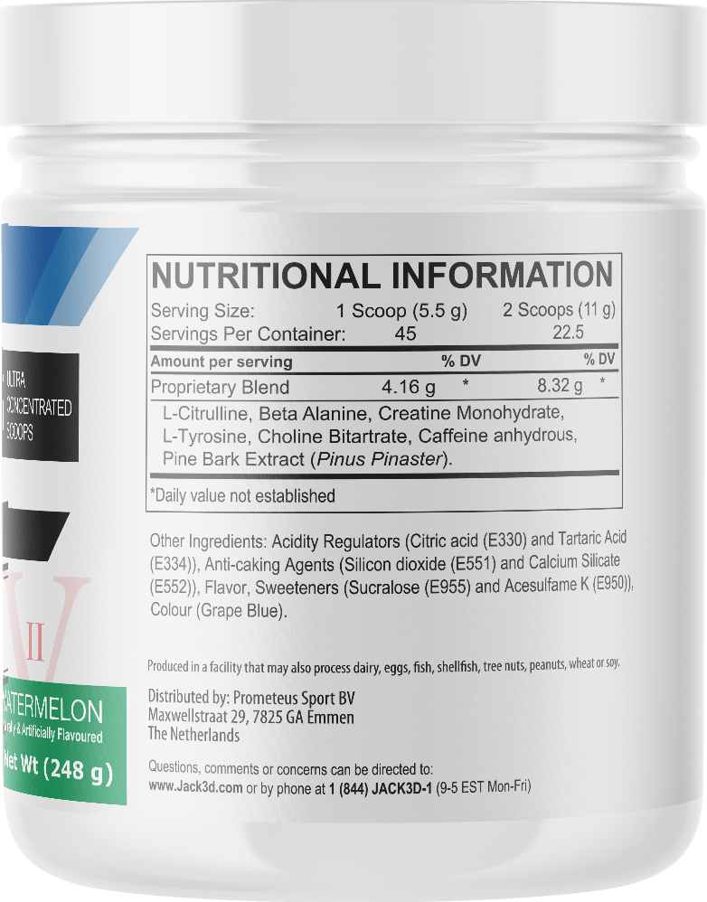 Jack3d Advanced Pre-workout