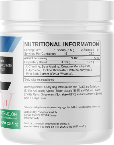 Jack3d Advanced Pre-workout