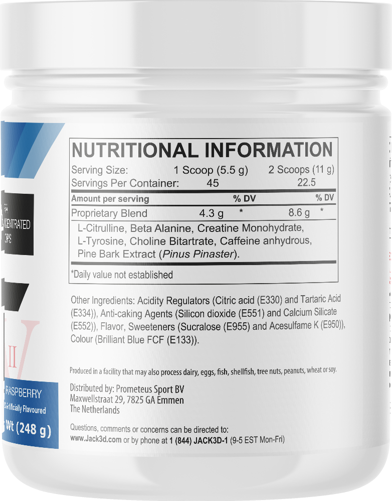 Jack3d Advanced Pre-workout