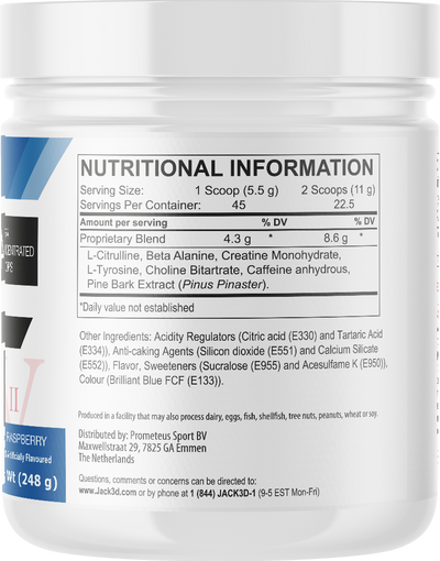Jack3d Advanced Pre-workout