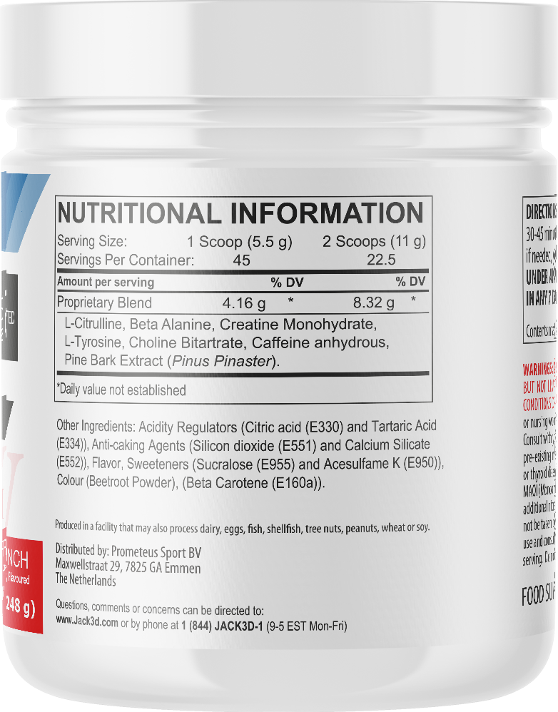 Jack3d Advanced Pre-workout