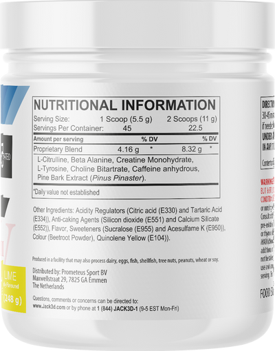 Jack3d Advanced Pre-workout