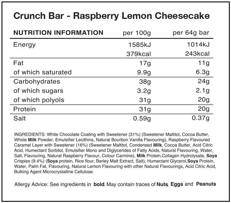Warrior Crunch Bar - 12 x 64 g