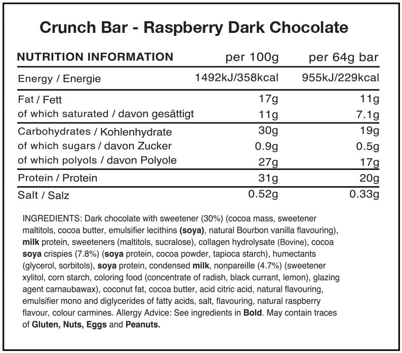 Warrior Crunch Bar - 12 x 64 g