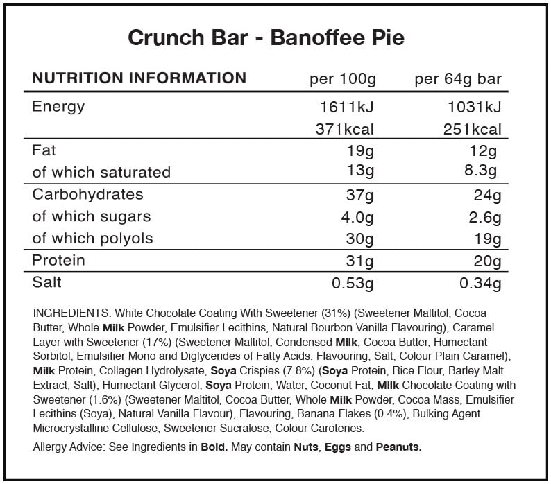 Warrior Crunch Bar - 12 x 64 g
