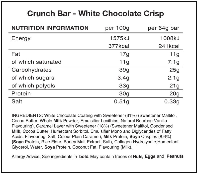 Warrior Crunch Bar - 12 x 64 g