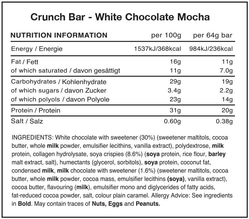 Warrior Crunch Bar - 12 x 64 g