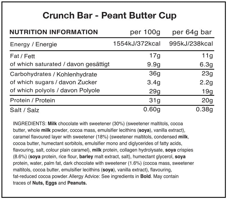 Warrior Crunch Bar - 12 x 64 g