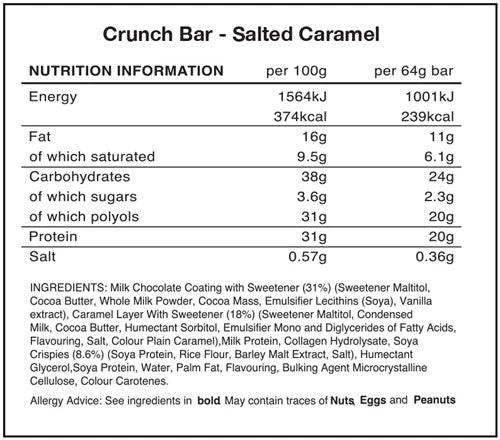 Warrior Crunch Bar - 12 x 64 g