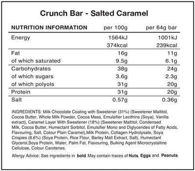 Warrior Crunch Bar - 12 x 64 g