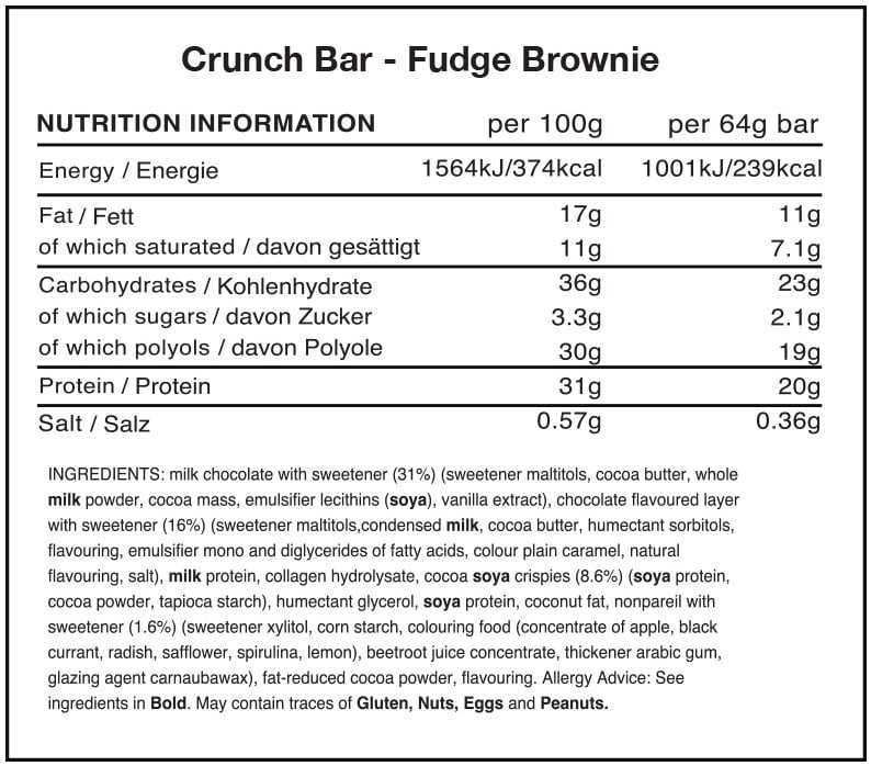 Warrior Crunch Bar - 12 x 64 g