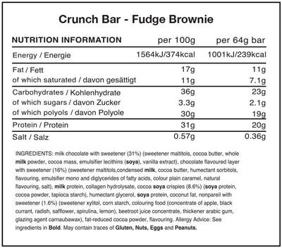 Warrior Crunch Bar - 12 x 64 g