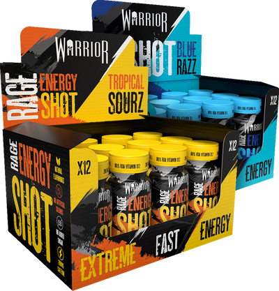 Warrior Rage Energy Shots - 12 x 60 ml