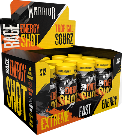 Warrior Rage Energy Shots - 12 x 60 ml