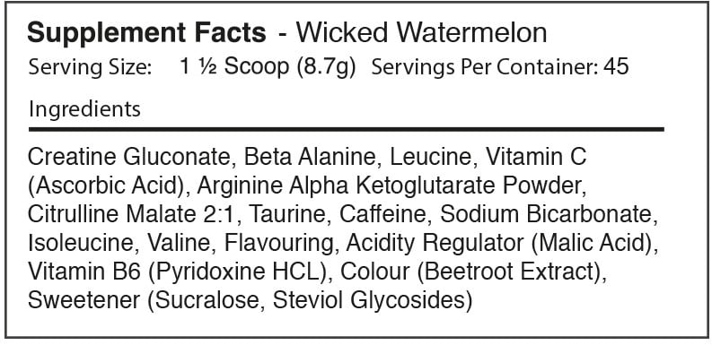 Warrior Rage Pre-Workout - 392 g