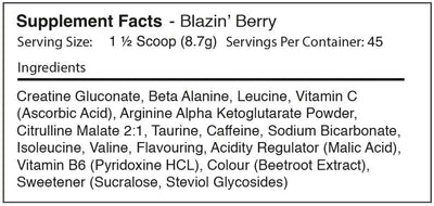 Warrior Rage Pre-Workout - 392 g
