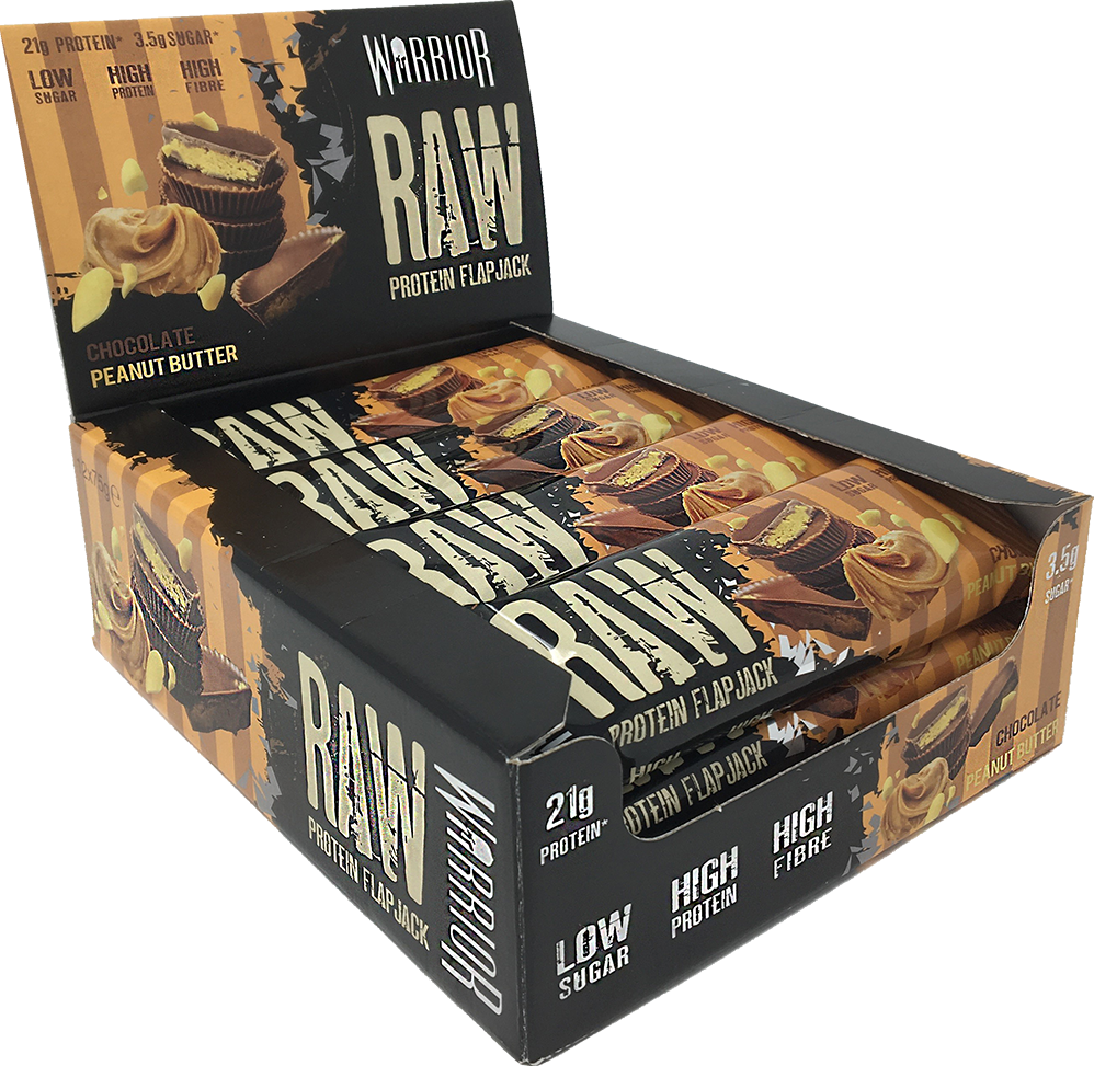 Warrior Raw Protein Flapjack - 12 x 75 g