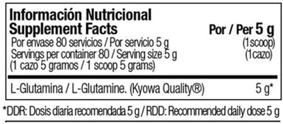 Zoomad One Raw Glutamine - 400 g
